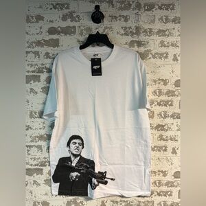 NEW - ICY - Scarface Tony Montana Icy Exclusive T-Shirt - Large - White